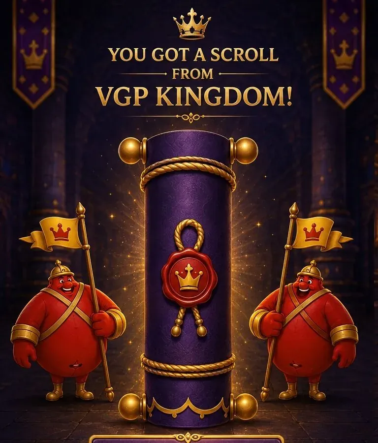Closed royal scroll from VGP Kingdom