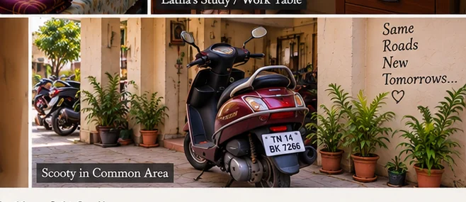 Latha's scooter