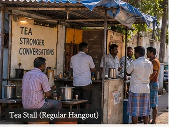 Neighbourhood tea shop