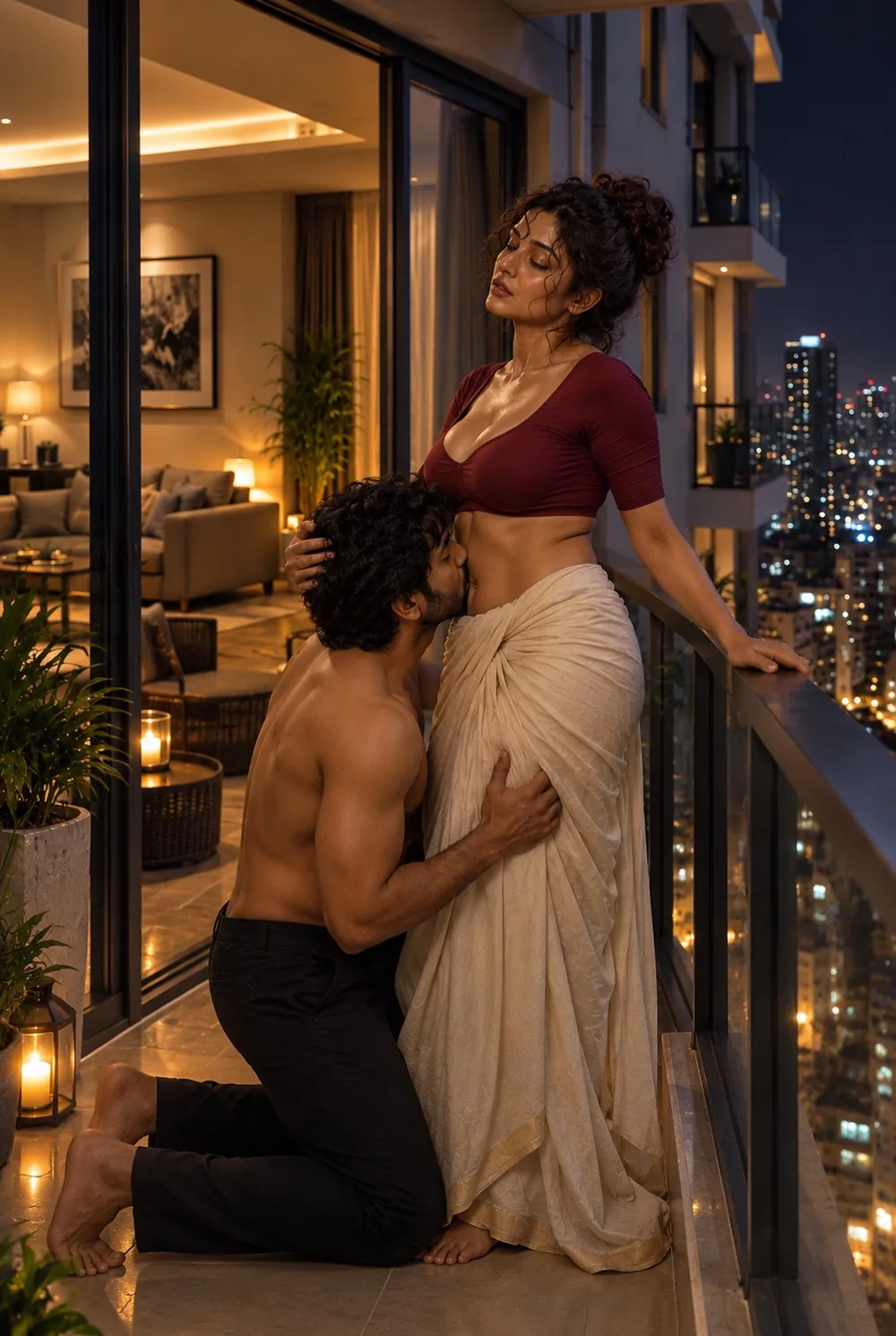 Vikram and Latha balcony story moment